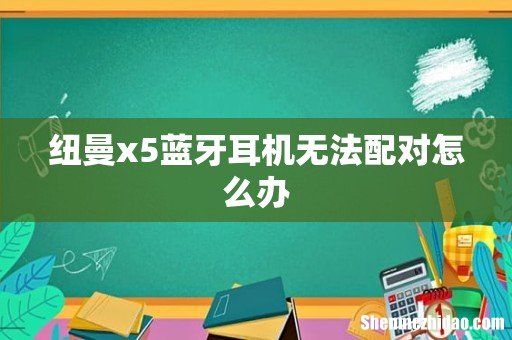 纽曼x5蓝牙耳机无法配对怎么办