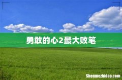 勇敢的心2最大败笔