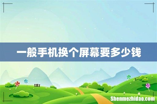 一般手机换个屏幕要多少钱