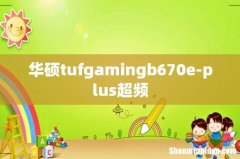 华硕tufgamingb670e-plus超频