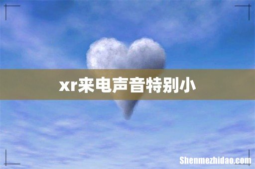 xr来电声音特别小