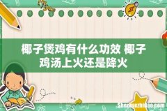 椰子煲鸡有什么功效 椰子鸡汤上火还是降火