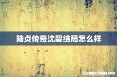 陆贞传奇沈碧结局怎么样