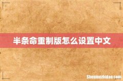 半条命重制版怎么设置中文