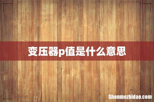 变压器p值是什么意思