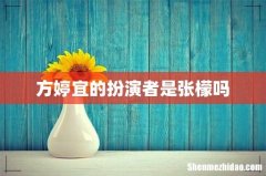 方婷宜的扮演者是张檬吗