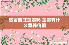 感冒能吃莲雾吗 莲雾有什么营养价值