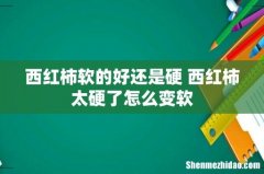 西红柿软的好还是硬 西红柿太硬了怎么变软