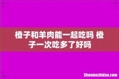 橙子和羊肉能一起吃吗 橙子一次吃多了好吗