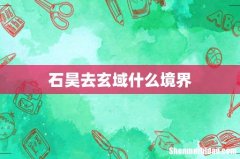 石昊去玄域什么境界