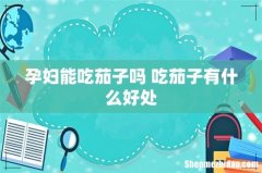孕妇能吃茄子吗 吃茄子有什么好处
