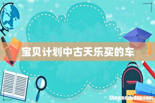宝贝计划中古天乐买的车