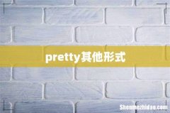 pretty其他形式