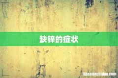 缺锌的症状