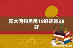 在大河钓鱼用19好还是28好