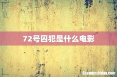 72号囚犯是什么电影