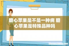 糖心苹果是不是一种病 糖心苹果是特殊品种吗