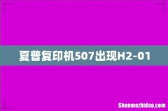 夏普复印机507出现H2-01