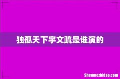 独孤天下宇文疏是谁演的
