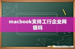 macbook支持工行企业网银吗