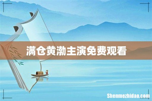 满仓黄渤主演免费观看