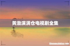 黄渤演满仓电视剧全集
