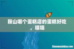鞍山哪个蛋糕店的蛋糕好吃，嘻嘻