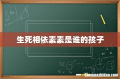 生死相依素素是谁的孩子