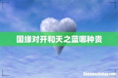 国缘对开和天之蓝哪种贵