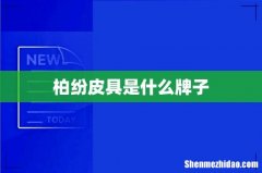 柏纷皮具是什么牌子