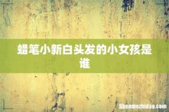 蜡笔小新白头发的小女孩是谁