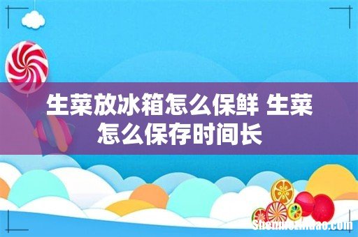 生菜放冰箱怎么保鲜 生菜怎么保存时间长