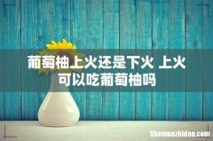 葡萄柚上火还是下火 上火可以吃葡萄柚吗