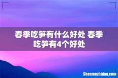 春季吃笋有什么好处 春季吃笋有4个好处