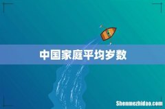 中国家庭平均岁数
