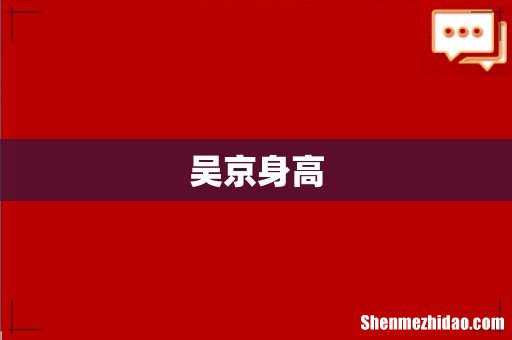 吴京身高