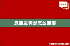 尿液发黄是怎么回事
