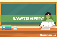 RAW存储器的特点
