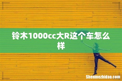 铃木1000cc大R这个车怎么样