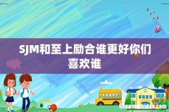 SJM和至上励合谁更好你们喜欢谁