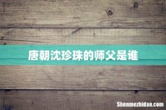 唐朝沈珍珠的师父是谁