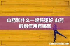 山药和什么一起熬粥好 山药的副作用有哪些