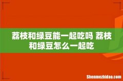 荔枝和绿豆能一起吃吗 荔枝和绿豆怎么一起吃