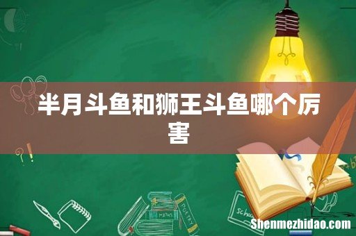 半月斗鱼和狮王斗鱼哪个厉害
