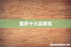 重庆十大品牌车
