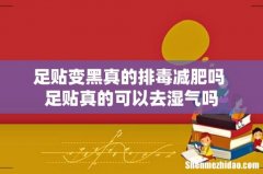足贴变黑真的排毒减肥吗 足贴真的可以去湿气吗