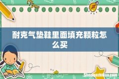 耐克气垫鞋里面填充颗粒怎么买