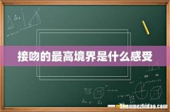 接吻的最高境界是什么感受