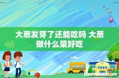 大葱发芽了还能吃吗 大葱做什么菜好吃