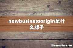 newbusinessorigin是什么牌子